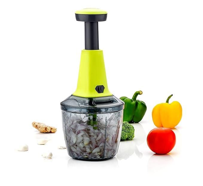 Manual Speedy Hand Press Food Chopper 1000ml