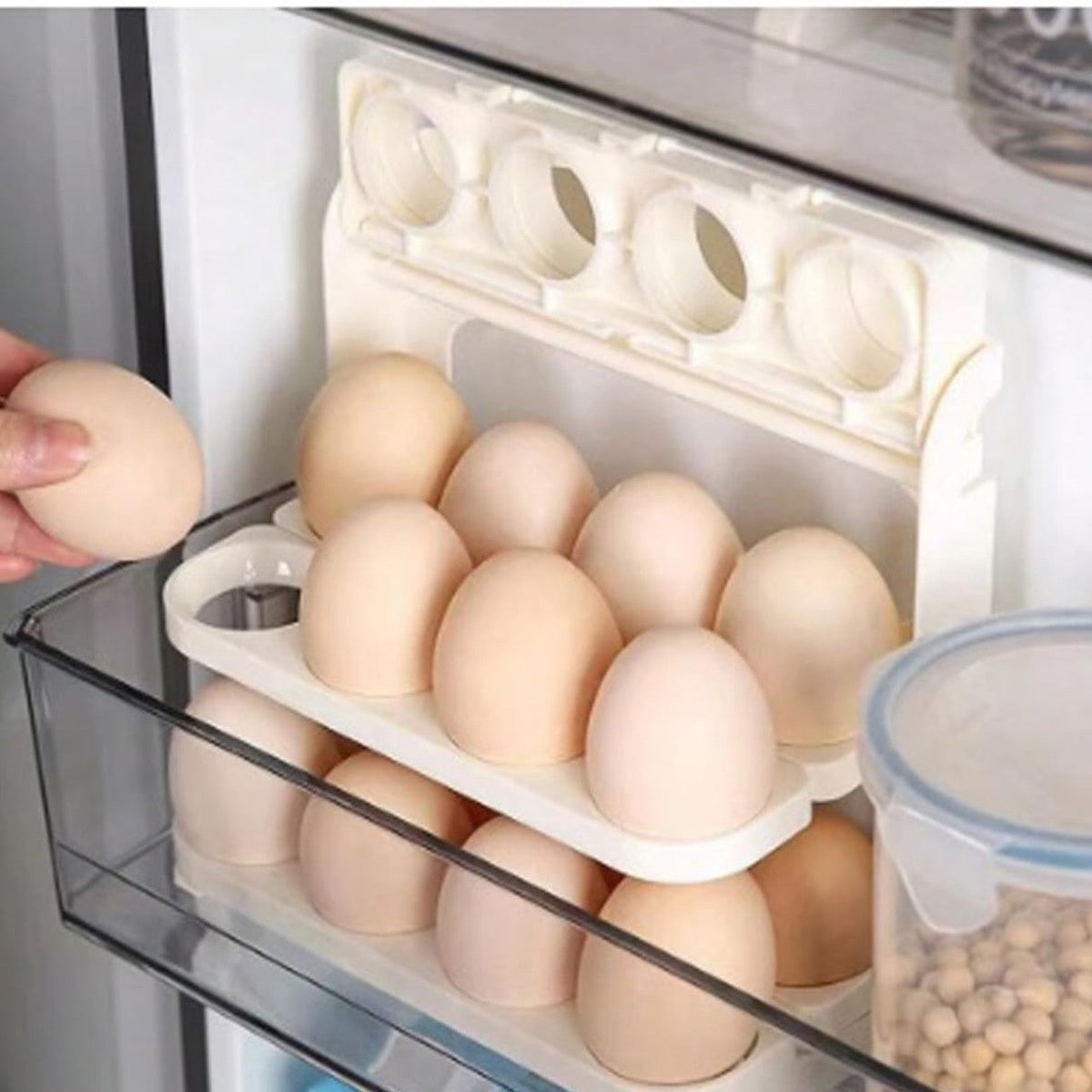 3 Layer Flip Egg Rack |🔥FLAT 50% OFF SALE🔥