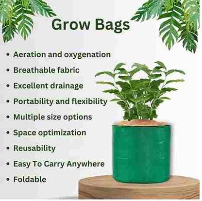 Geo-Grow™ -Geofabric Grow Bags for Planting - 5pcs Combo |🔥Free 100 Vegetable Seeds Mix Variety🔥