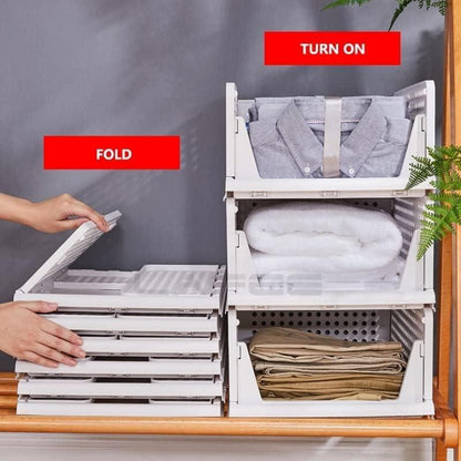 Multipurpose Foldable Stackable Wardrobe Organizer |🔥BUY 1 GET 1 FREE🔥